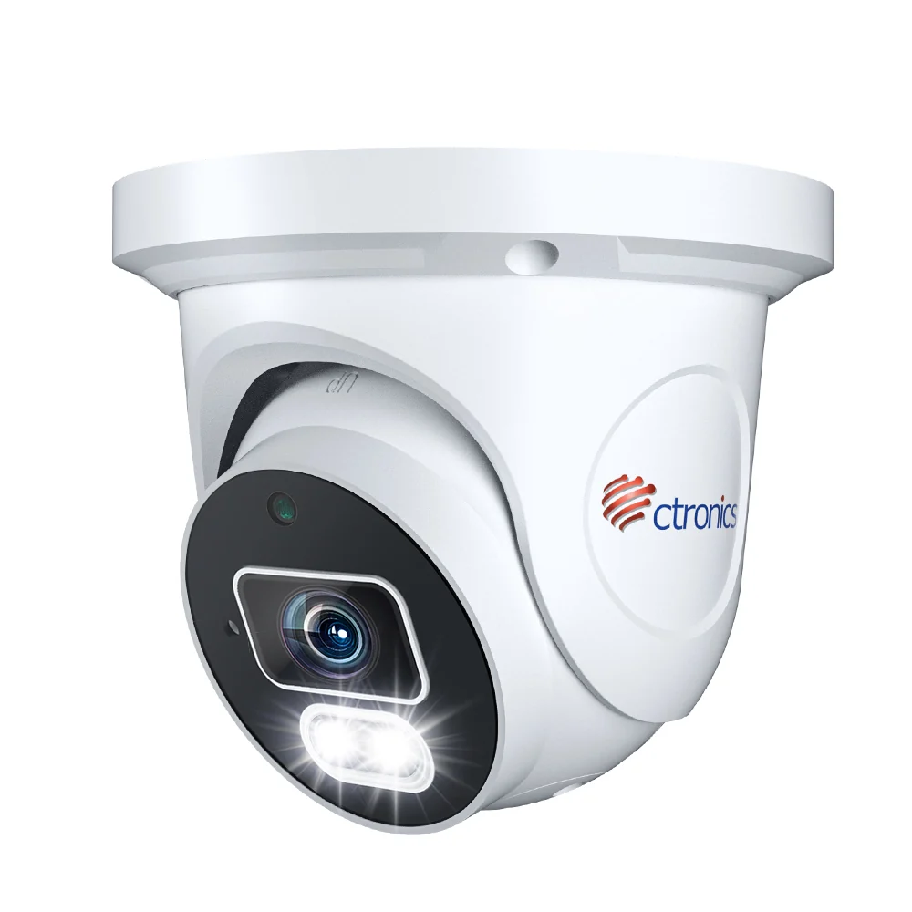 Bílá turret kamera Ctronics s přisvětlovacími LED
